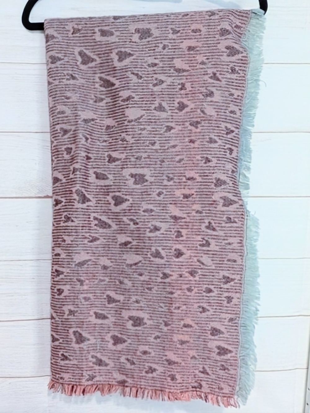 Guc Bimba Y Lola  Pink 🩷 Heart Animal Print Blanket Scarf 🧣